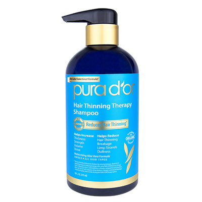 PURA D'OR Hair Thinning Therapy Shampoo (Hair Strengthening / Volumizing)