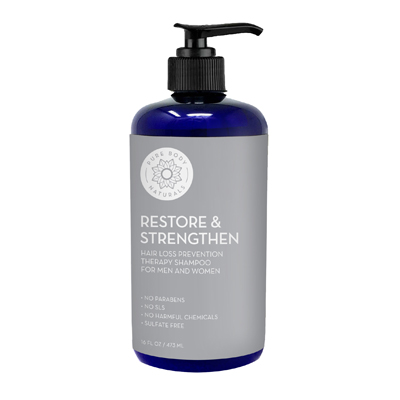 Restore & Strengthen Shampoo for Hair Growth by Pure Body Naturals
