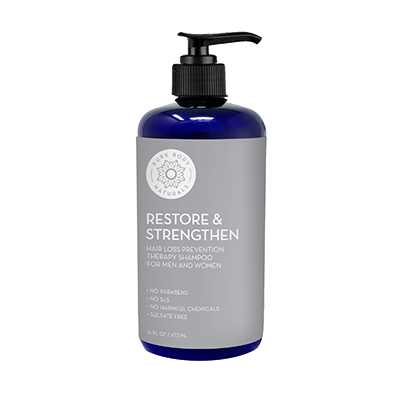 Pure Body Naturals Hair Loss Shampoo to Restore and Strengthen