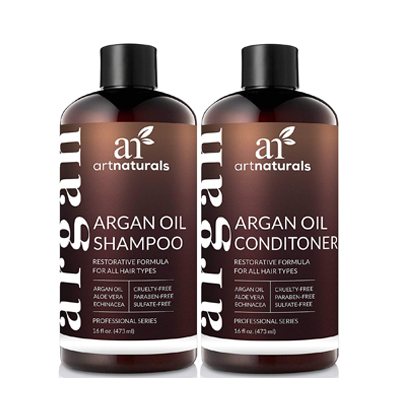 Art Naturals Organic Moroccan Argan Oil Shampoo & Conditioner