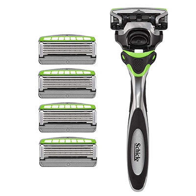 Schick Hydro Sense Sensitive Razors for Men With Skin Guards and Shock Absorbent Technology