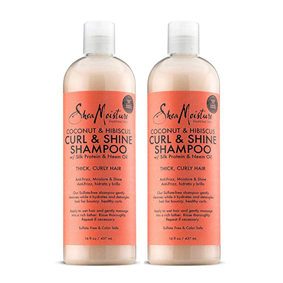 Shea Moisture Coconut & Hibiscus Curl & Shine Shampoo