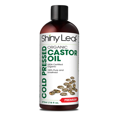 Shiny Leaf Organic Castor Oil