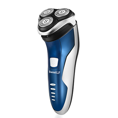 SweetLF 3D Rechargeable 100% Waterproof IPX7 Electric Shaver Wet & Dry Rotary Shaver