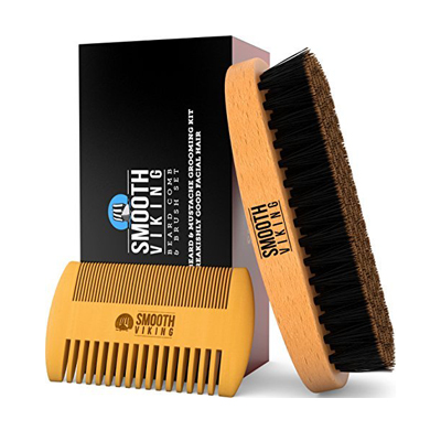 Beard and Mustache Brush and Comb