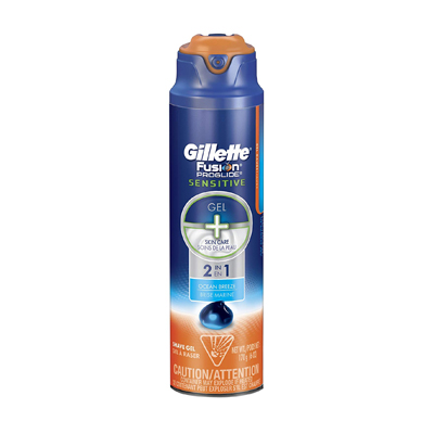 Gillette Fusion ProGlide Sensitive 2-in-1 Shave Gel