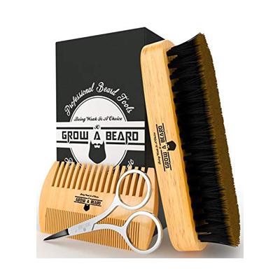 Grow A Beard: Beard Brush & Comb Set