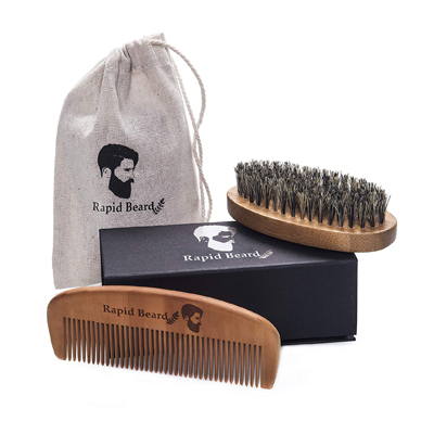 Rapid Beard Brush and Comb