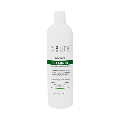 Cleure Hypoallergenic Volumizing Shampoo for Sensitive Skin