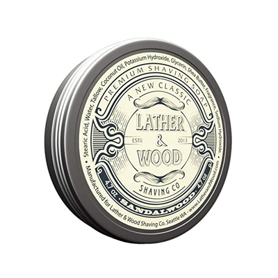 Lather & Wood Shaving Soap