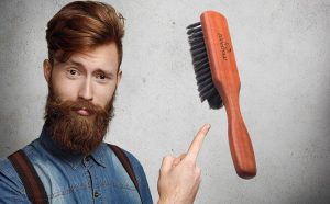 Using a Beard Brush