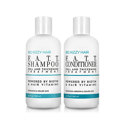 Big Kizzy F.A.T.T. Volumizing & Thickening Biotin Shampoo & Conditioner Set