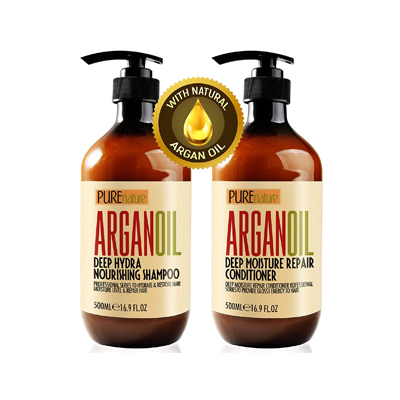 Pure Nature Lux Spa Moroccan Argan Oil Shampoo and Conditioner