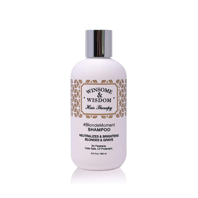 Winsome & Wisdom BlondeMoment Purple Shampoo for Blonde Hair