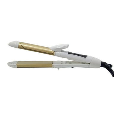 6th Sense 2 in 1 Mini Flat Iron Curling Iron