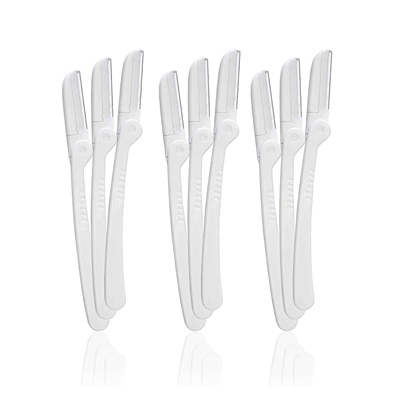 Jasclair Dermaplaning Tool (9 Count) - Practical Eyebrow and Face Shaver