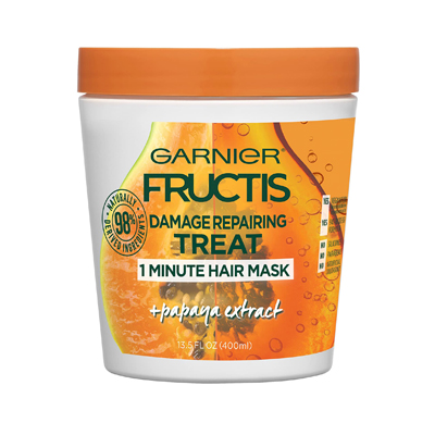 Garnier Fructis Style Damage Repairing Treat 1 Minute Hair Mask with Papaya Extract