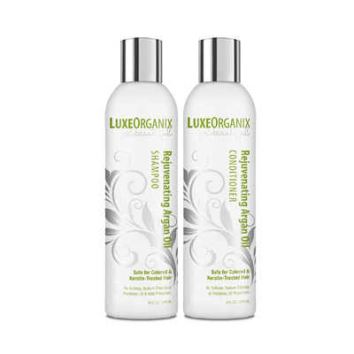 LuxeOrganix Moroccan Oil Shampoo and Conditioner