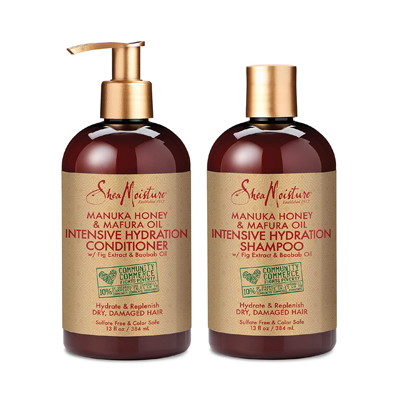 Shea Moisture Manuka Honey &Mafura Oil Intensive Hydration Shampoo & Conditioner