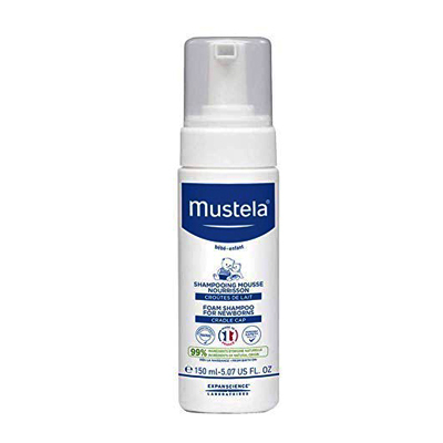 Mustela Cradle Cap Foam Shampoo for Newborn