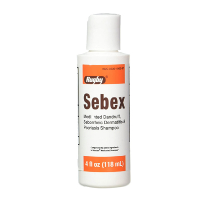 Rugby Sebex Medicated Dandruff, Seborrheic Dermatitis & Psoriasis Shampoo