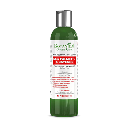 Botanical Green Care Hair Restoration Expert Saw Palmetto & Cayenne Thickening Shampoo