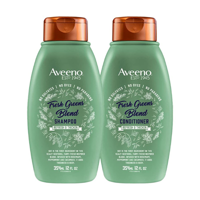 Aveeno Fresh Greens Blend Shampoo & Conditioner Set