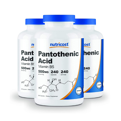 Nutricost Pantothenic Acid (Vitamin B5)
